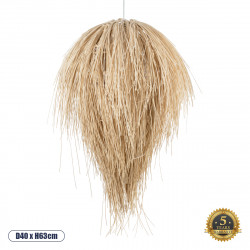 GLOBOSTAR® ARCHIPELAGO 01749 Boho Κρεμαστό Φωτιστικό Οροφής με Ντουί 1 x E27 AC 220-240V IP20 - Μπεζ - Μ40 x Π40 x Υ63cm GLOBOSTAR® ARCHIPELAGO 01749 Boho Κρεμαστό Φωτιστικό Οροφής με Ντουί 1 x E27 AC 220-240V IP20 - Μπεζ - Μ40 x Π40 x Υ63cm