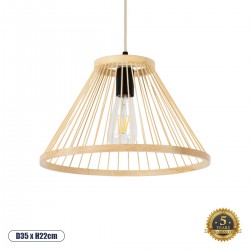 GLOBOSTAR® TYGEE 01930 Boho Κρεμαστό Φωτιστικό Οροφής με Ντουί 1 x E27 AC 220-240V IP20 - Μπεζ - Μ35 x Π35 x Υ22cm GLOBOSTAR® TYGEE 01930 Boho Κρεμαστό Φωτιστικό Οροφής με Ντουί 1 x E27 AC 220-240V IP20 - Μπεζ - Μ35 x Π35 x Υ22cm