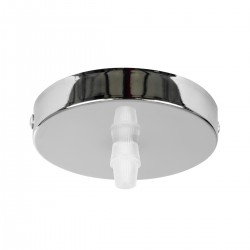 GloboStar® DIY 77502 Επιτοίχια Στρογγυλή Ροζέτα - Βάση για 1 Κρεμαστό Φωτιστικό - Φ10 x Υ2cm - Χρώμιο / Νίκελ - Μεταλλικό - 5 Χρόνια Εγγύηση GloboStar® DIY 77502 Επιτοίχια Στρογγυλή Ροζέτα - Βάση για 1 Κρεμαστό Φωτιστικό - Φ10 x Υ2cm - Χρώμιο / Νίκελ - Μεταλλικό - 5 Χρόνια Εγγύηση