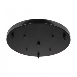GloboStar® DIY 77541 Επιτοίχια Στρογγυλή Ροζέτα - Βάση για 3 Κρεμαστά Φωτιστικά - Φ40 x Υ3cm - Μαύρο - Μεταλλικό - 5 Χρόνια Εγγύηση GloboStar® DIY 77541 Επιτοίχια Στρογγυλή Ροζέτα - Βάση για 3 Κρεμαστά Φωτιστικά - Φ40 x Υ3cm - Μαύρο - Μεταλλικό - 5 Χρόνια Εγγύηση