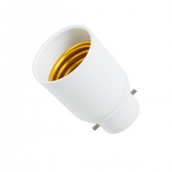 GloboStar® 78971 Πλαστικός Αντάπτορας Μετατροπέας από 1xB22 Ντουί σε 1xE27 Ντουί Λευκό Φ3.3 x Υ5cm GloboStar® 78971 Πλαστικός Αντάπτορας Μετατροπέας από 1xB22 Ντουί σε 1xE27 Ντουί Λευκό Φ3.3 x Υ5cm