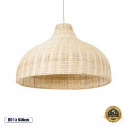 GLOBOSTAR® AFURU 01828 Boho Κρεμαστό Φωτιστικό Οροφής με Ντουί 1 x E27 AC 220-240V IP20 - Μπεζ - Μ60 x Π60 x Υ40cm GLOBOSTAR® AFURU 01828 Boho Κρεμαστό Φωτιστικό Οροφής με Ντουί 1 x E27 AC 220-240V IP20 - Μπεζ - Μ60 x Π60 x Υ40cm