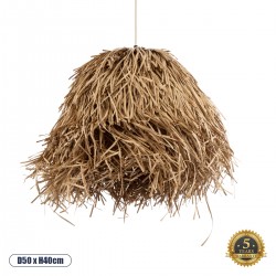 GLOBOSTAR® GUADELOUPE 02157 Boho Κρεμαστό Φωτιστικό Οροφής με Ντουί 1 x E27 AC 220-240V IP20 - Μπεζ - Μ50 x Π50 x Υ40cm GLOBOSTAR® GUADELOUPE 02157 Boho Κρεμαστό Φωτιστικό Οροφής με Ντουί 1 x E27 AC 220-240V IP20 - Μπεζ - Μ50 x Π50 x Υ40cm