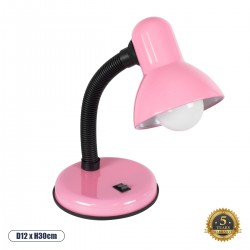 GLOBOSTAR® STUDENT 01534 Μοντέρνο Επιτραπέζιο Φωτιστικό Πορτατίφ με Ντουί 1 x E27 AC 220-240V IP20 - Ροζ - Μ12 x Π12 x Υ32cm GLOBOSTAR® STUDENT 01534 Μοντέρνο Επιτραπέζιο Φωτιστικό Πορτατίφ με Ντουί 1 x E27 AC 220-240V IP20 - Ροζ - Μ12 x Π12 x Υ32cm