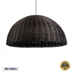 GLOBOSTAR® MONTANA 02382 Boho Κρεμαστό Φωτιστικό Οροφής με Ντουί 1 x E27 AC 220-240V IP20 - Καφέ - Μ80 x Π80 x Υ40cm GLOBOSTAR® MONTANA 02382 Boho Κρεμαστό Φωτιστικό Οροφής με Ντουί 1 x E27 AC 220-240V IP20 - Καφέ - Μ80 x Π80 x Υ40cm