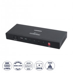 GLOBOSTAR® UGREEN-1x4 41019 Ugreen 1x4 All in One 4K HDMI Signal Splitter για LED Video Controllers - Input Signal W3840 x H2160@60Hz - Είσοδος 1 HDMI σε Έξοδο 4 HDMI - AC 220-240V IP20 - Μ17.7 x Π7.5 x Υ2cm - 2 Χρόνια Εγγύηση GLOBOSTAR® UGREEN-1x4 41019 Ugreen 1x4 All in One 4K HDMI Signal Splitter για LED Video Controllers - Input Signal W3840 x H2160@60Hz - Είσοδος 1 HDMI σε Έξοδο 4 HDMI - AC 220-240V IP20 - Μ17.7 x Π7.5 x Υ2cm - 2 Χρόνια Εγγύηση