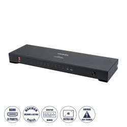 GLOBOSTAR® UGREEN-1x8 41020 Ugreen 1x8 All in One 4K HDMI Signal Splitter για LED Video Controllers - Input Signal W3840 x H2160@60Hz - Είσοδος 1 HDMI σε Έξοδο 8 HDMI - AC 220-240V IP20 - Μ30 x Π9 x Υ3.2cm - 2 Χρόνια Εγγύηση GLOBOSTAR® UGREEN-1x8 41020 Ugreen 1x8 All in One 4K HDMI Signal Splitter για LED Video Controllers - Input Signal W3840 x H2160@60Hz - Είσοδος 1 HDMI σε Έξοδο 8 HDMI - AC 220-240V IP20 - Μ30 x Π9 x Υ3.2cm - 2 Χρόνια Εγγύηση