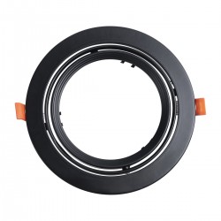 GLOBOSTAR® VITA 77851 Χωνευτή Κινούμενη Βάση για Σποτ AR111 για Ντουί GU10/GU5.3 IP20 - Μαύρο Ματ - Μ18 x Π18 x Υ4.5cm / Q16.5cm GLOBOSTAR® VITA 77851 Χωνευτή Κινούμενη Βάση για Σποτ AR111 για Ντουί GU10/GU5.3 IP20 - Μαύρο Ματ - Μ18 x Π18 x Υ4.5cm / Q16.5cm