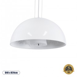 GLOBOSTAR® SERENIA 01152 Μοντέρνο Κρεμαστό Φωτιστικό Οροφής με Ντουί 1 x E27 AC 220-240V IP20 - Λευκό - Μ40 x Π40 x Υ20cm GLOBOSTAR® SERENIA 01152 Μοντέρνο Κρεμαστό Φωτιστικό Οροφής με Ντουί 1 x E27 AC 220-240V IP20 - Λευκό - Μ40 x Π40 x Υ20cm
