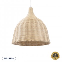 GLOBOSTAR® BAHAMAS 01203 Boho Κρεμαστό Φωτιστικό Οροφής με Ντουί 1 x E27 AC 220-240V IP20 - Μπεζ - Μ45 x Π45 x Υ47cm GLOBOSTAR® BAHAMAS 01203 Boho Κρεμαστό Φωτιστικό Οροφής με Ντουί 1 x E27 AC 220-240V IP20 - Μπεζ - Μ45 x Π45 x Υ47cm