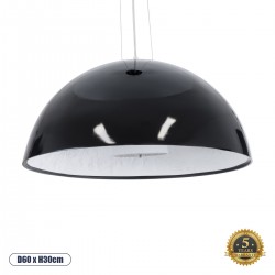 GLOBOSTAR® SERENIA 01270 Μοντέρνο Κρεμαστό Φωτιστικό Οροφής με Ντουί 1 x E27 AC 220-240V IP20 - Μαύρο & Λευκό - Μ60 x Π60 x Υ30cm GLOBOSTAR® SERENIA 01270 Μοντέρνο Κρεμαστό Φωτιστικό Οροφής με Ντουί 1 x E27 AC 220-240V IP20 - Μαύρο & Λευκό - Μ60 x Π60 x Υ30cm