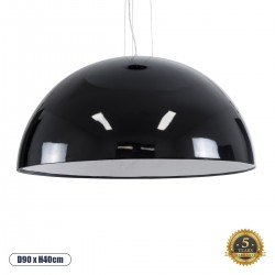 GLOBOSTAR® SERENIA 01272 Μοντέρνο Κρεμαστό Φωτιστικό Οροφής με Ντουί 1 x E27 AC 220-240V IP20 - Μαύρο & Λευκό - Μ90 x Π90 x Υ40cm GLOBOSTAR® SERENIA 01272 Μοντέρνο Κρεμαστό Φωτιστικό Οροφής με Ντουί 1 x E27 AC 220-240V IP20 - Μαύρο & Λευκό - Μ90 x Π90 x Υ40cm