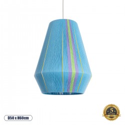 GLOBOSTAR® SALERNO 02336 Boho Κρεμαστό Φωτιστικό Οροφής με Ντουί 1 x E27 AC 220-240V IP20 - Πολύχρωμο - Μ50 x Π50 x Υ60cm GLOBOSTAR® SALERNO 02336 Boho Κρεμαστό Φωτιστικό Οροφής με Ντουί 1 x E27 AC 220-240V IP20 - Πολύχρωμο - Μ50 x Π50 x Υ60cm