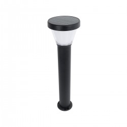 GLOBOSTAR® SOLARDIS 90523 Φωτιστικό Κολωνάκι Κήπου LED 10W 180lm 120° με Ενσωματωμένο Φωτοβολταϊκό Panel 6V 5W & Επαναφορτιζόμενη Μπαταρία Li-ion 3.2V 6000mAh με Αισθητήρα Ημέρας-Νύχτας Αδιάβροχο IP65 Ψυχρό Λευκό 6000K - Μαύρο - Μ24 x Π24 x Υ88cm - 2  GLOBOSTAR® SOLARDIS 90523 Φωτιστικό Κολωνάκι Κήπου LED 10W 180lm 120° με Ενσωματωμένο Φωτοβολταϊκό Panel 6V 5W & Επαναφορτιζόμενη Μπαταρία Li-ion 3.2V 6000mAh με Αισθητήρα Ημέρας-Νύχτας Αδιάβροχο IP65 Ψυχρό Λευκό 6000K - Μαύρο - Μ24 x Π24 x Υ88cm - 2