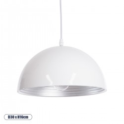 GLOBOSTAR® CHIME 01030 Μοντέρνο Κρεμαστό Φωτιστικό Οροφής με Ντουί 1 x E27 AC 220-240V IP20 - Λευκό - Μ30 x Π30 x Υ16cm GLOBOSTAR® CHIME 01030 Μοντέρνο Κρεμαστό Φωτιστικό Οροφής με Ντουί 1 x E27 AC 220-240V IP20 - Λευκό - Μ30 x Π30 x Υ16cm