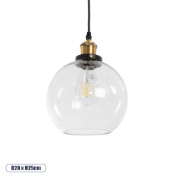 GLOBOSTAR® WICKHAM 01170 Vintage Κρεμαστό Φωτιστικό Οροφής με Ντουί 1 x E27 AC 220-240V IP20 - Πολύχρωμο - Μ20 x Π20 x Y25cm GLOBOSTAR® WICKHAM 01170 Vintage Κρεμαστό Φωτιστικό Οροφής με Ντουί 1 x E27 AC 220-240V IP20 - Πολύχρωμο - Μ20 x Π20 x Y25cm