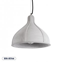GLOBOSTAR® TRIBECA 01326 Μοντέρνο Κρεμαστό Φωτιστικό Οροφής με Ντουί 1 x E27 AC 220-240V IP20 - Γκρι - Μ30 x Π30 x Υ27cm GLOBOSTAR® TRIBECA 01326 Μοντέρνο Κρεμαστό Φωτιστικό Οροφής με Ντουί 1 x E27 AC 220-240V IP20 - Γκρι - Μ30 x Π30 x Υ27cm