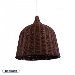 GLOBOSTAR® BAHAMAS 01369 Boho Κρεμαστό Φωτιστικό Οροφής με Ντουί 1 x E27 AC 220-240V IP20 - Καφέ - Μ60 x Π60 x Υ60cm GLOBOSTAR® BAHAMAS 01369 Boho Κρεμαστό Φωτιστικό Οροφής με Ντουί 1 x E27 AC 220-240V IP20 - Καφέ - Μ60 x Π60 x Υ60cm