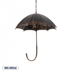 GLOBOSTAR® UMBRELLA 01406 Vintage Κρεμαστό Φωτιστικό Οροφής με Ντουί 5 x E27 AC 220-240V IP20 - Χάλκινο - Μ60 x Π60 x Y65cm GLOBOSTAR® UMBRELLA 01406 Vintage Κρεμαστό Φωτιστικό Οροφής με Ντουί 5 x E27 AC 220-240V IP20 - Χάλκινο - Μ60 x Π60 x Y65cm