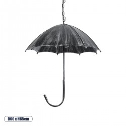 GLOBOSTAR® UMBRELLA 01407 Vintage Κρεμαστό Φωτιστικό Οροφής με Ντουί 5 x E27 AC 220-240V IP20 - Ασημί - Μ60 x Π60 x Y65cm GLOBOSTAR® UMBRELLA 01407 Vintage Κρεμαστό Φωτιστικό Οροφής με Ντουί 5 x E27 AC 220-240V IP20 - Ασημί - Μ60 x Π60 x Y65cm