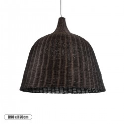 GLOBOSTAR® BAHAMAS 01569 Boho Κρεμαστό Φωτιστικό Οροφής με Ντουί 1 x E27 AC 220-240V IP20 - Καφέ - Μ90 x Π90 x Y90cm GLOBOSTAR® BAHAMAS 01569 Boho Κρεμαστό Φωτιστικό Οροφής με Ντουί 1 x E27 AC 220-240V IP20 - Καφέ - Μ90 x Π90 x Y90cm
