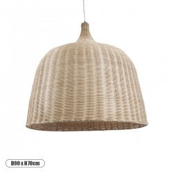 GLOBOSTAR® BAHAMAS 01570 Boho Κρεμαστό Φωτιστικό Οροφής με Ντουί 1 x E27 AC 220-240V IP20 - Μπεζ - Μ90 x Π90 x Y70cm GLOBOSTAR® BAHAMAS 01570 Boho Κρεμαστό Φωτιστικό Οροφής με Ντουί 1 x E27 AC 220-240V IP20 - Μπεζ - Μ90 x Π90 x Y70cm