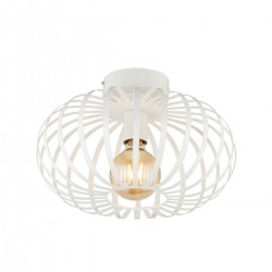 GLOBOSTAR® STAR 202-0052 Μοντέρνο Φωτιστικό Οροφής με Ντουί 1 x E27 AC 220-240V IP20 - Λευκό - Μ40 x Π40 x Υ27cm GLOBOSTAR® STAR 202-0052 Μοντέρνο Φωτιστικό Οροφής με Ντουί 1 x E27 AC 220-240V IP20 - Λευκό - Μ40 x Π40 x Υ27cm