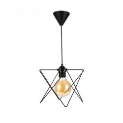 GLOBOSTAR® PATRICK 204-0109 Μοντέρνο Κρεμαστό Φωτιστικό Οροφής με Ντουί 1 x E27 AC 220-240V IP20 - Μαύρο - Μ25 x Π25 x Υ55cm GLOBOSTAR® PATRICK 204-0109 Μοντέρνο Κρεμαστό Φωτιστικό Οροφής με Ντουί 1 x E27 AC 220-240V IP20 - Μαύρο - Μ25 x Π25 x Υ55cm