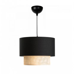 GLOBOSTAR® BIGGIE 204-0098 Μοντέρνο Κρεμαστό Φωτιστικό Οροφής με Ντουί 1 x E27 AC 220-240V IP20 - Μαύρο & Μπεζ - Μ30 x Π30 x Υ26cm GLOBOSTAR® BIGGIE 204-0098 Μοντέρνο Κρεμαστό Φωτιστικό Οροφής με Ντουί 1 x E27 AC 220-240V IP20 - Μαύρο & Μπεζ - Μ30 x Π30 x Υ26cm