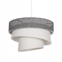 GLOBOSTAR® SIERA 203-0170 Μοντέρνο Κρεμαστό Φωτιστικό Οροφής με Ντουί 1 x E27 AC 220-240V IP20 - Μαύρο & Λευκό - Μ38 x Π38 x Υ26cm GLOBOSTAR® SIERA 203-0170 Μοντέρνο Κρεμαστό Φωτιστικό Οροφής με Ντουί 1 x E27 AC 220-240V IP20 - Μαύρο & Λευκό - Μ38 x Π38 x Υ26cm