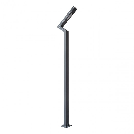 GLOBOSTAR® ZAPOPAN 90838 Φωτιστικό Urban Light Πλατείας/Πάρκου LED 30W 4080lm 120° AC 220-240V Αδιάβροχο IP65 IK09 Φυσικό Λευκό 5000K - LUMILEDs SMD Chip & MEANWELL Driver - Γκρι Ανθρακί - Μ75 x Π14 x Υ360cm - 5 Χρόνια Εγγύηση GLOBOSTAR® ZAPOPAN 90838 Φωτιστικό Urban Light Πλατείας/Πάρκου LED 30W 4080lm 120° AC 220-240V Αδιάβροχο IP65 IK09 Φυσικό Λευκό 5000K - LUMILEDs SMD Chip & MEANWELL Driver - Γκρι Ανθρακί - Μ75 x Π14 x Υ360cm - 5 Χρόνια Εγγύηση