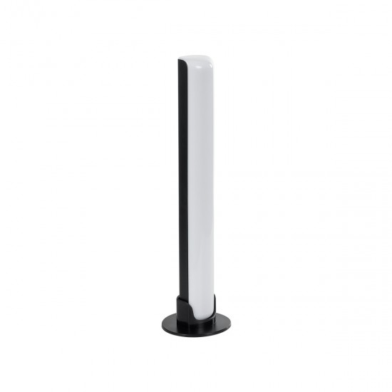 GLOBOSTAR® DIGICOLUMN 76562 Μοντέρνο Επιτραπέζιο Γραμμικό Ψηφιακό Φωτιστικό Digital Pixel Symphony Bar με WiFi Εφαρμογή LED 1.5W 90lm 120° DC 5V με USB-C & Επαναφορτιζόμενη Μπαταρία LiPo 601045 3.7V 280mAh IP20 Πολύχρωμο RGB Dimmable - Μαύρο - Μ5.6 x 