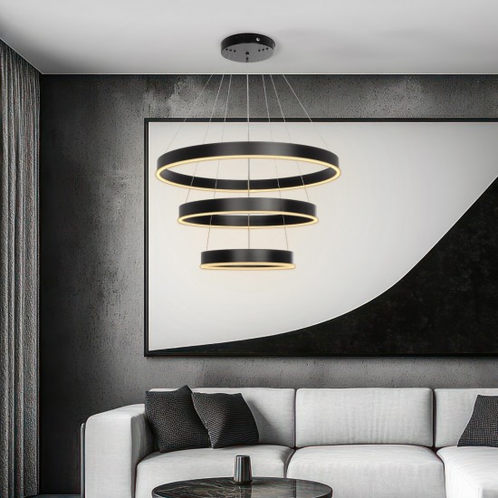 kelvo® VENOM 61188 Μοντέρνο Κρεμαστό Φωτιστικό Οροφής LED 120W 14158lm 120° AC 220-240V IP20 Ρυθμιζόμενο Λευκό CCT με Χειριστήριο από 2700K έως 6000K Dimmable - Lumileds SMD Chip - Μαύρο Ματ - Μ80 x Π80 x Υ60cm - 3 Χρόνια Εγγύηση kelvo® VENOM 61188 Μοντέρνο Κρεμαστό Φωτιστικό Οροφής LED 120W 14158lm 120° AC 220-240V IP20 Ρυθμιζόμενο Λευκό CCT με Χειριστήριο από 2700K έως 6000K Dimmable - Lumileds SMD Chip - Μαύρο Ματ - Μ80 x Π80 x Υ60cm - 3 Χρόνια Εγγύηση