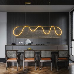 kelvo® GLOW 61663 Μοντέρνο Κρεμαστό Φωτιστικό Οροφής LED 45W 4500lm 360° AC 220-240V IP20 Ρυθμιζόμενο Λευκό CCT με Χειριστήριο από 2700K έως 6000K Dimmable - Lumileds SMD Chip - Χρυσό Πλατίνα & Λευκό Νήμα - Μ180 x Π30 x Υ40cm - 3 Χρόνια Εγγύηση kelvo® GLOW 61663 Μοντέρνο Κρεμαστό Φωτιστικό Οροφής LED 45W 4500lm 360° AC 220-240V IP20 Ρυθμιζόμενο Λευκό CCT με Χειριστήριο από 2700K έως 6000K Dimmable - Lumileds SMD Chip - Χρυσό Πλατίνα & Λευκό Νήμα - Μ180 x Π30 x Υ40cm - 3 Χρόνια Εγγύηση