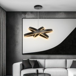 kelvo® VENOM 61188-DECO Μοντέρνο Κρεμαστό Φωτιστικό Οροφής LED 120W 14158lm 120° AC 220-240V IP20 Ρυθμιζόμενο Λευκό CCT με Χειριστήριο από 2700K έως 6000K Dimmable - Lumileds SMD Chip - Μαύρο Ματ - Μ80 x Π80 x Υ60cm - 3 Χρόνια Εγγύηση kelvo® VENOM 61188-DECO Μοντέρνο Κρεμαστό Φωτιστικό Οροφής LED 120W 14158lm 120° AC 220-240V IP20 Ρυθμιζόμενο Λευκό CCT με Χειριστήριο από 2700K έως 6000K Dimmable - Lumileds SMD Chip - Μαύρο Ματ - Μ80 x Π80 x Υ60cm - 3 Χρόνια Εγγύηση