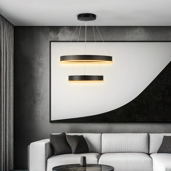kelvo® VENOM 61185 Μοντέρνο Κρεμαστό Φωτιστικό Οροφής LED 75W 8818lm 120° AC 220-240V IP20 Ρυθμιζόμενο Λευκό CCT με Χειριστήριο από 2700K έως 6000K Dimmable - Lumileds SMD Chip - Μαύρο Ματ - Μ60 x Π60 x Υ40cm - 3 Χρόνια Εγγύηση kelvo® VENOM 61185 Μοντέρνο Κρεμαστό Φωτιστικό Οροφής LED 75W 8818lm 120° AC 220-240V IP20 Ρυθμιζόμενο Λευκό CCT με Χειριστήριο από 2700K έως 6000K Dimmable - Lumileds SMD Chip - Μαύρο Ματ - Μ60 x Π60 x Υ40cm - 3 Χρόνια Εγγύηση