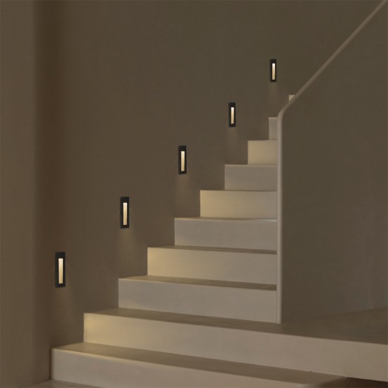 kelvo® STEPART KLV-101-0092 Μοντέρνο Χωνευτό Φωτιστικό Σκαλοπατιού - Διαδρόμου LED 7W 735lm 45° AC 220-240V Αδιάβροχο IP65 Θερμό Λευκό 2700K - Lumileds SMD Chip & TÜV SÜD Driver - Μαύρο Ματ - Μ6.5 x Π6.5 x Υ21cm / Q5.41 x 18.9cm - 5 Χρόνια Εγγύηση kelvo® STEPART KLV-101-0092 Μοντέρνο Χωνευτό Φωτιστικό Σκαλοπατιού - Διαδρόμου LED 7W 735lm 45° AC 220-240V Αδιάβροχο IP65 Θερμό Λευκό 2700K - Lumileds SMD Chip & TÜV SÜD Driver - Μαύρο Ματ - Μ6.5 x Π6.5 x Υ21cm / Q5.41 x 18.9cm - 5 Χρόνια Εγγύηση