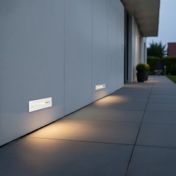 kelvo® STEPART KLV-101-0088 Μοντέρνο Χωνευτό Φωτιστικό Σκαλοπατιού - Διαδρόμου LED 6W 750lm 45° AC 220-240V Αδιάβροχο IP65 Θερμό Λευκό 2700K - Lumileds SMD Chip & TÜV SÜD Driver - Λευκό Ματ - Μ21 x Π5.5 x Υ6.5cm / Q20.3 x 5.6cm - 5 Χρόνια Εγγύηση kelvo® STEPART KLV-101-0088 Μοντέρνο Χωνευτό Φωτιστικό Σκαλοπατιού - Διαδρόμου LED 6W 750lm 45° AC 220-240V Αδιάβροχο IP65 Θερμό Λευκό 2700K - Lumileds SMD Chip & TÜV SÜD Driver - Λευκό Ματ - Μ21 x Π5.5 x Υ6.5cm / Q20.3 x 5.6cm - 5 Χρόνια Εγγύηση