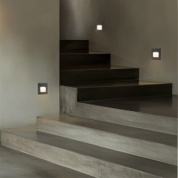 kelvo® STEPART KLV-101-0078 Μοντέρνο Χωνευτό Φωτιστικό Σκαλοπατιού - Διαδρόμου LED 3W 375lm 45° AC 220-240V Αδιάβροχο IP65 Θερμό Λευκό 2700K - Lumileds SMD Chip & TÜV SÜD Driver - Γκρι Ανθρακί Ματ - Μ8.5 x Π5 x Υ8.5cm / Q6.72 x 6.72cm - 5 Χρόνια Εγγύη kelvo® STEPART KLV-101-0078 Μοντέρνο Χωνευτό Φωτιστικό Σκαλοπατιού - Διαδρόμου LED 3W 375lm 45° AC 220-240V Αδιάβροχο IP65 Θερμό Λευκό 2700K - Lumileds SMD Chip & TÜV SÜD Driver - Γκρι Ανθρακί Ματ - Μ8.5 x Π5 x Υ8.5cm / Q6.72 x 6.72cm - 5 Χρόνια Εγγύη