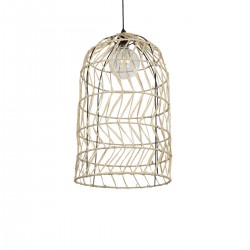 GLOBOSTAR® NETI 205-0025 Boho Κρεμαστό Φωτιστικό Οροφής με Ντουί 1 x E27 AC 220-240V IP20 - Μπεζ - M35 x Π35 x Υ63cm GLOBOSTAR® NETI 205-0025 Boho Κρεμαστό Φωτιστικό Οροφής με Ντουί 1 x E27 AC 220-240V IP20 - Μπεζ - M35 x Π35 x Υ63cm