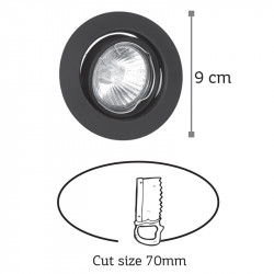 InLight Χωνευτό σποτ από λευκό μέταλλο 1XGU10 D:9cm (43277-Λευκό) InLight Χωνευτό σποτ από λευκό μέταλλο 1XGU10 D:9cm (43277-Λευκό)