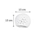 InLight Επιτοίχιο φωτιστικό λευκό από γύψο 1XE27 D:15cm (43421) InLight Επιτοίχιο φωτιστικό λευκό από γύψο 1XE27 D:15cm (43421)