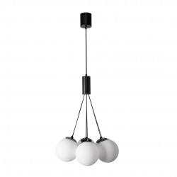 InLight Κρεμαστό φωτιστικό 6XG9 σε μαύρο χρώμα D:38cm (6087-6-BL) InLight Κρεμαστό φωτιστικό 6XG9 σε μαύρο χρώμα D:38cm (6087-6-BL)