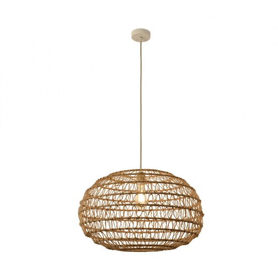 InLight Κρεμαστό Φωτιστικό από σχοινί 1xE27 D:60cm (4041-A)