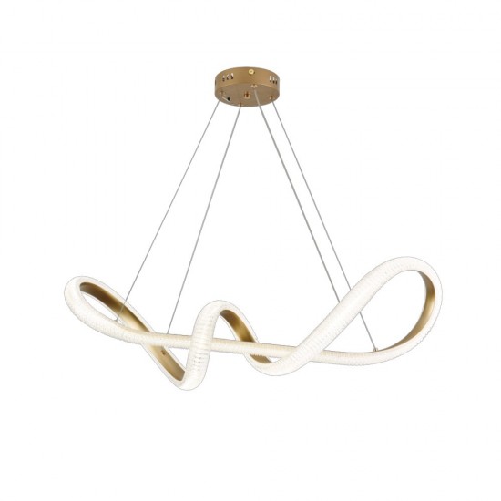 Inlight Κρεμαστό φωτιστικό LED 60W 3CCT (by switch on base) D:120cm (6098-Golden) Inlight Κρεμαστό φωτιστικό LED 60W 3CCT (by switch on base) D:120cm (6098-Golden)