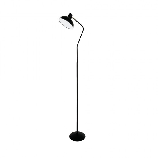 InLight Επιδαπέδιο φωτιστικό από μαύρο μέταλλο 1XE27 D:150cm (45029-Black) InLight Επιδαπέδιο φωτιστικό από μαύρο μέταλλο 1XE27 D:150cm (45029-Black)