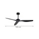 it-Lighting Trent -Fan in Black Color (102000625)