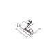 InLight Σύνδεσμος L Λευκός Μονοφασικής Ράγας (TC1-029-WH)