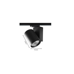 InLight Σποτ τριφασικής ράγας LED 30W 3CCT με επιλογή εναλλαγής μοιρών σε μαύρη απόχρωση D:10,3cmX13,6cm ( T3-06500-Black) InLight Σποτ τριφασικής ράγας LED 30W 3CCT με επιλογή εναλλαγής μοιρών σε μαύρη απόχρωση D:10,3cmX13,6cm ( T3-06500-Black)