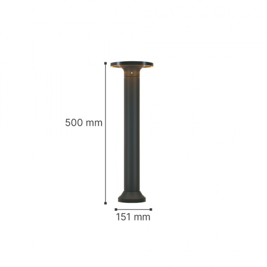 it-Lighting Geneva LED 8W 3CCT Outdoor Stand Light Black D:50cmx15.1cm (80400140) it-Lighting Geneva LED 8W 3CCT Outdoor Stand Light Black D:50cmx15.1cm (80400140)